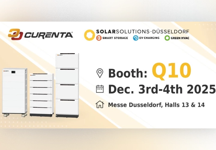 Curenta Energy Showcases Next-Generation Storage Solutions at Solar Solutions International Düsseldorf 2025